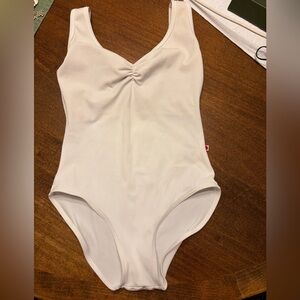 Yumiko Anna w pinch front Adult Medium Techni White Bust lining, high cut leg